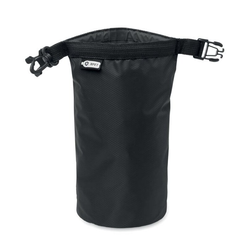 Vodotěsný vak 210T RPET 1,5L, černá