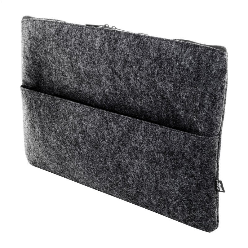 Plstená taška na notebook Rpet, tmavosivá