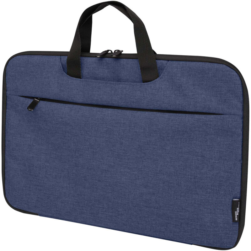 Grs Recyklovaný obal na notebook 2 v 1 Libra, tmavomodrý melír