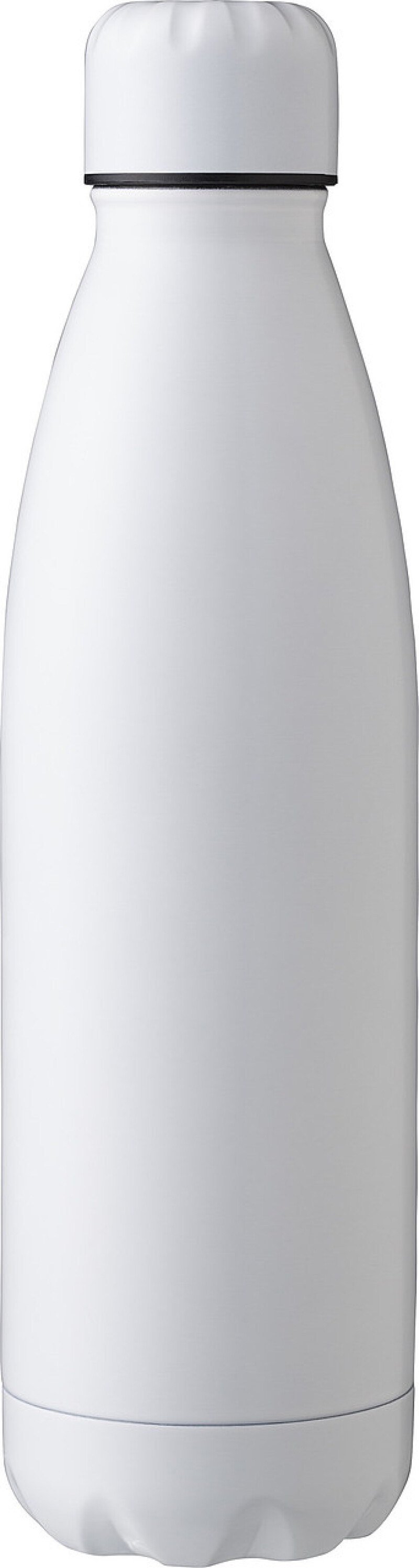 ELVAN Dvoustěnná termoska z nerezové oceli, 500 ml, bílá