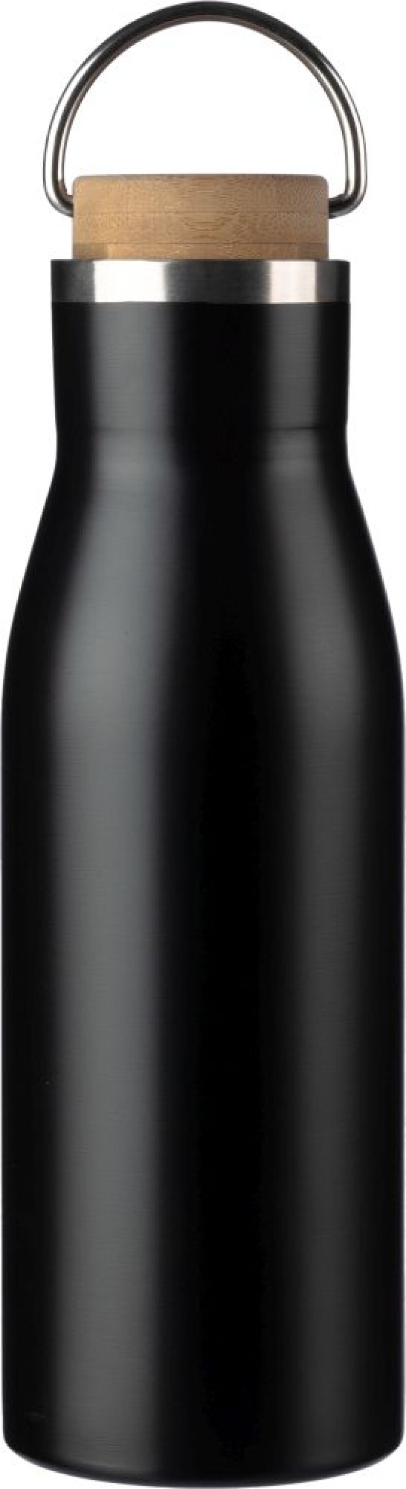 Láhev na pití z nerezové oceli, 500 ml, černá