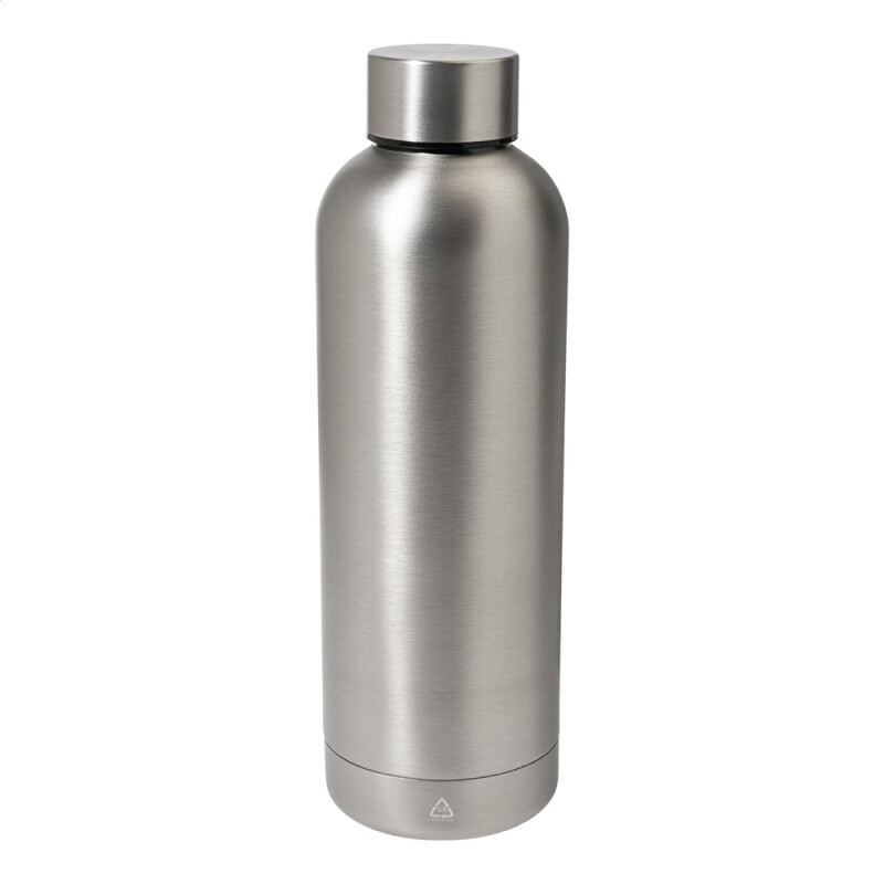 Strieborná termoska z recyklovanej nerezovej ocele, 500 ml
