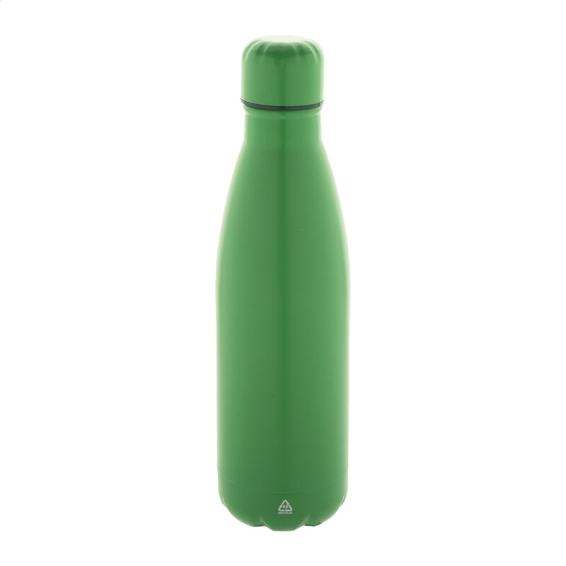 Stredne zelená recyklovaná fľaša z nerezovej ocele, 790 ml