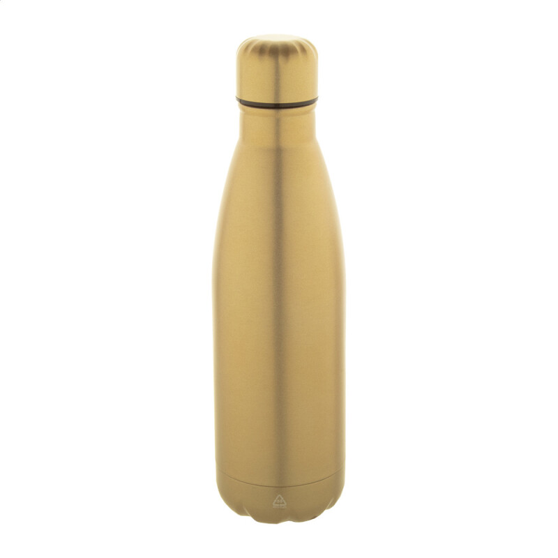 Zlatá recyklovaná fľaša z nerezovej ocele, 790 ml