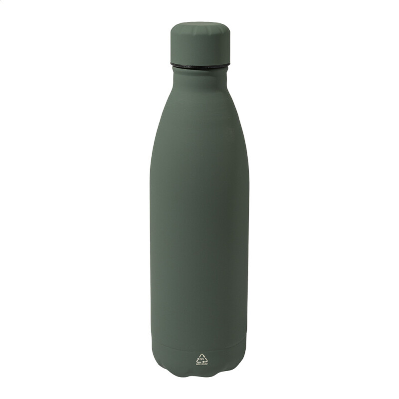 Fľaša z recyklovanej nehrdzavejúcej ocele, stredne zelená, 790 ml
