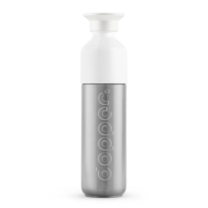 Láhev na pití DOPPER Silver Insulated 350 ml, stříbrná