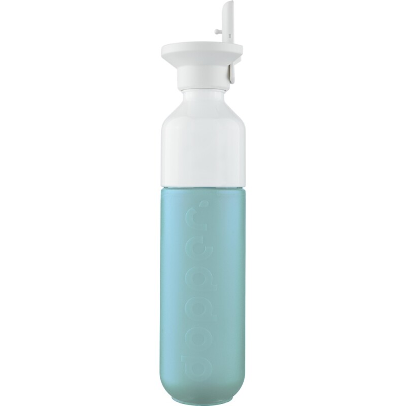 Fľaša Dopper, 450 ml s viečkom a slamkou, svetlomodrá