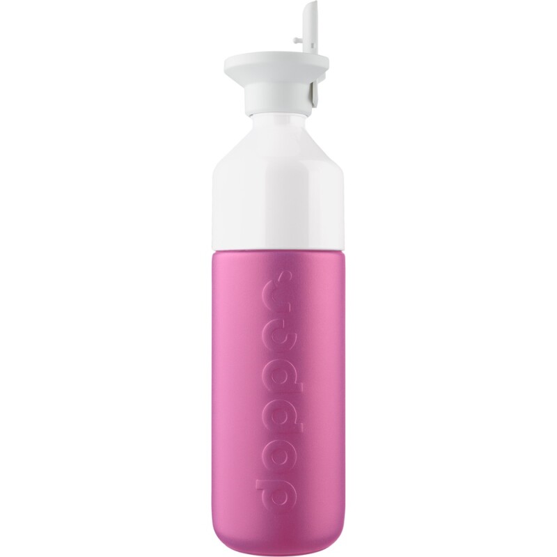 Termoska Dopper, 580 ml s viečkom a slamkou, tmavoružová