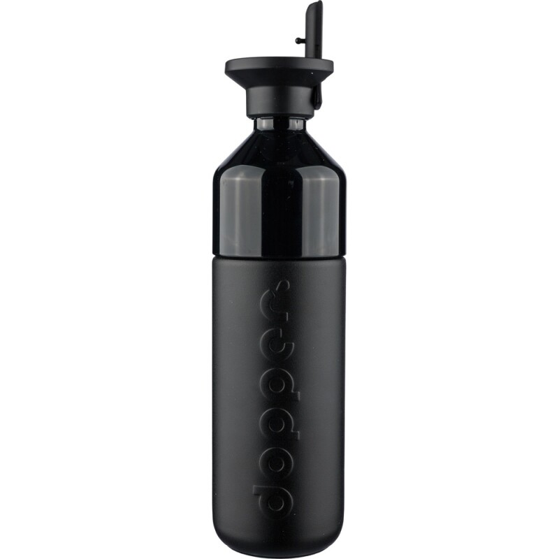 Termoska Dopper Insulated, 580 ml s viečkom a slamkou, čierna