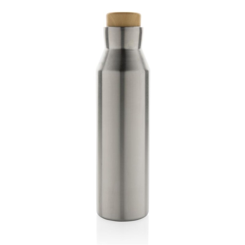 Termoska z recyklované oceli, objem 500 ml, stříbrná