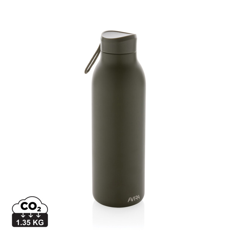 KASTORIA Vakuová termoska z recyklované nerezové oceli, 500 ml, tmavě zelená