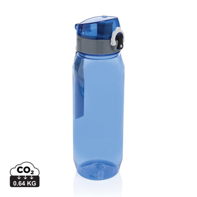 Láhev na pití, 800ml, RPET, transparentní modrá