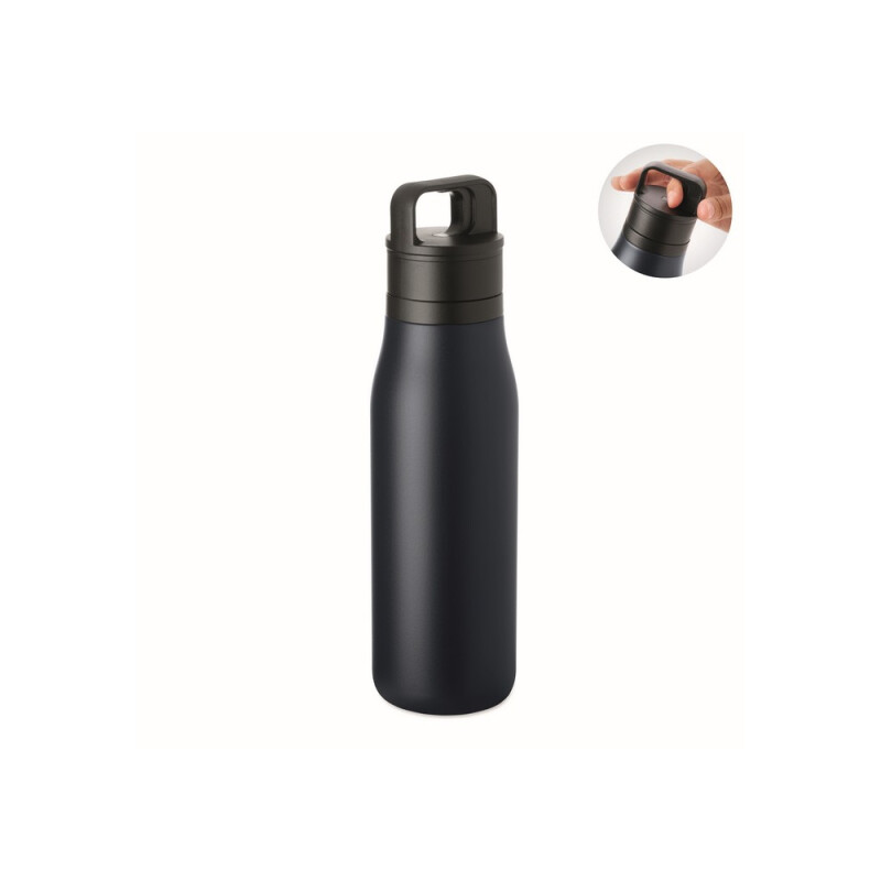 Dvojstenná fľaša 500ml, námornícka modrá