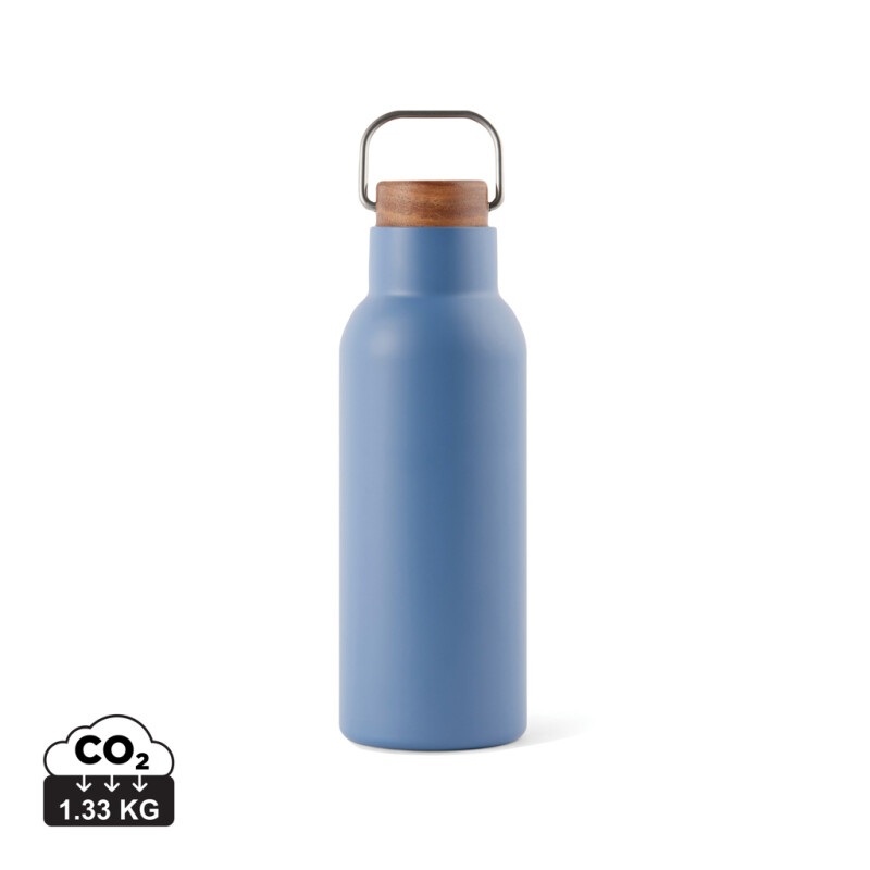 Termo láhev na pití z recyklované oceli, 580ml, modrá
