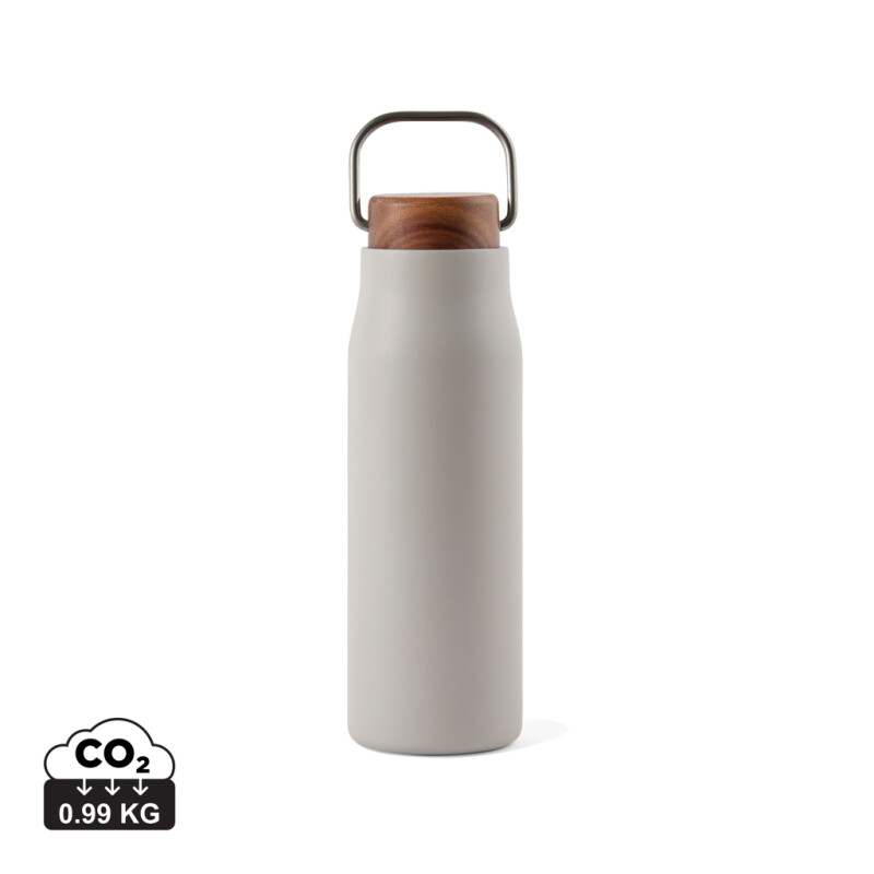 Termo láhev na pití z recyklované oceli, 300ml, šedá