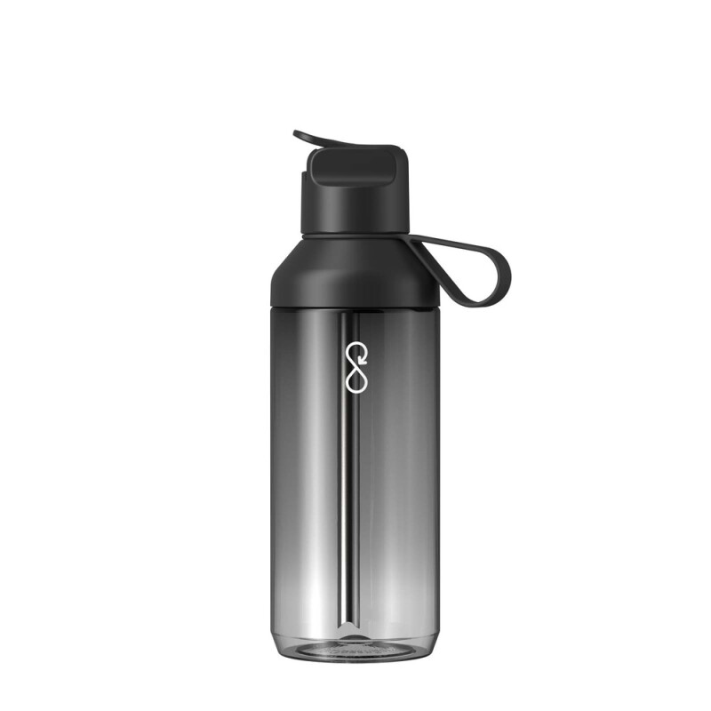 Ocean Bottle GO Clear 710 ml, čierna - ekologická fľaša na vodu