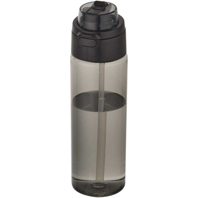 Športová fľaša Theron 700 ml z recyklovaného plastu s praktickou slamkou