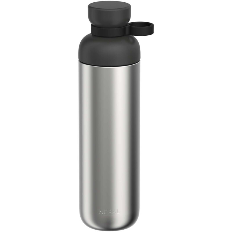 Fľaša na vodu Mepal Vita 900 ml z recyklovanej nehrdzavejúcej ocele, čierna