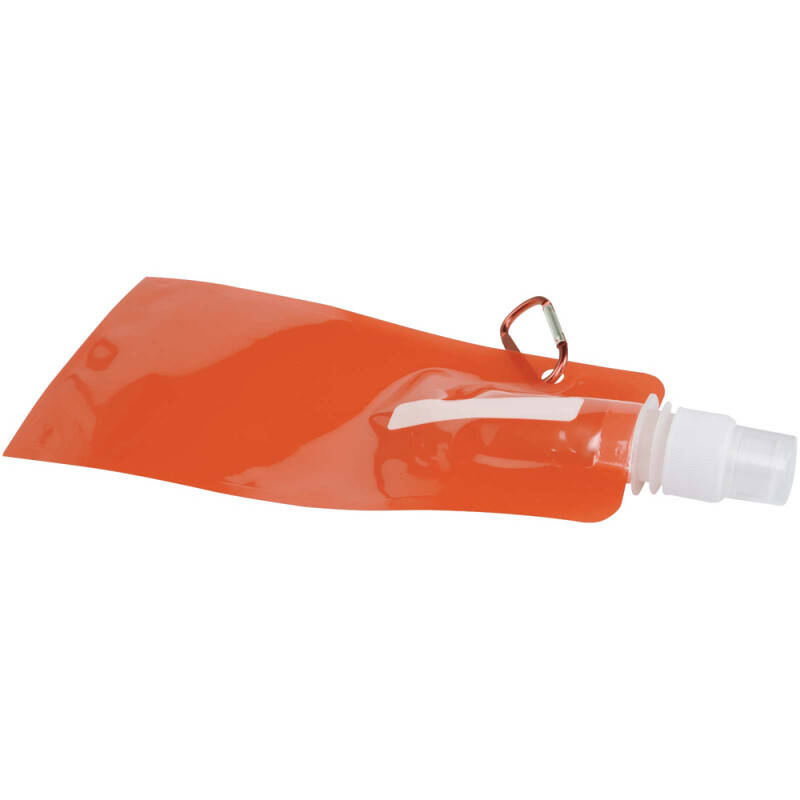 Skladacia fľaša na vodu Sipzy 480 ml - oranžová