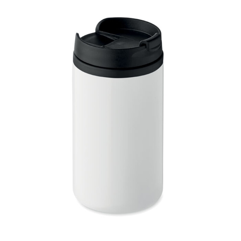 Dvoustěnný termohrnek, objem 250 ml, bílý