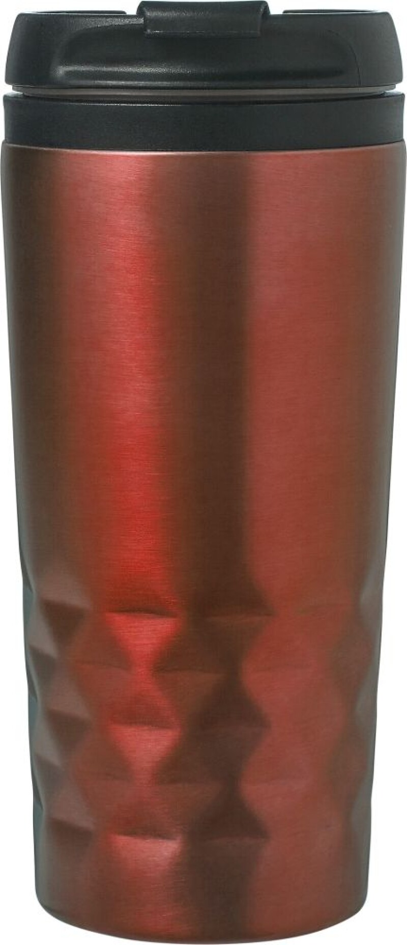 BRILON Termohrnek nerezový cestovní s plastovým víčkem, 300 ml, červená