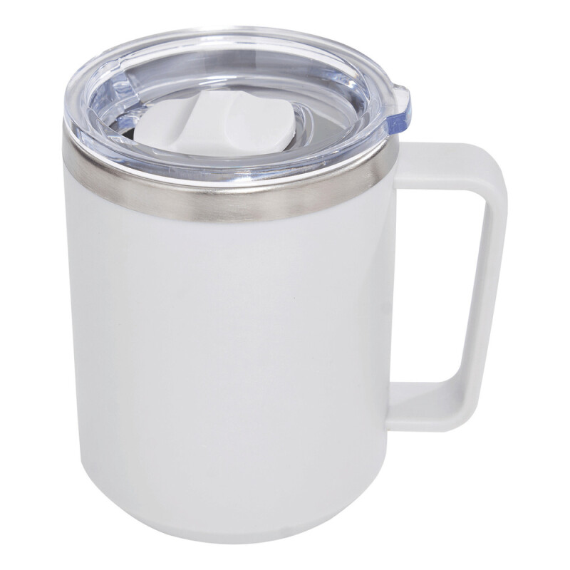 Cestovný hrnček biely, 400 ml