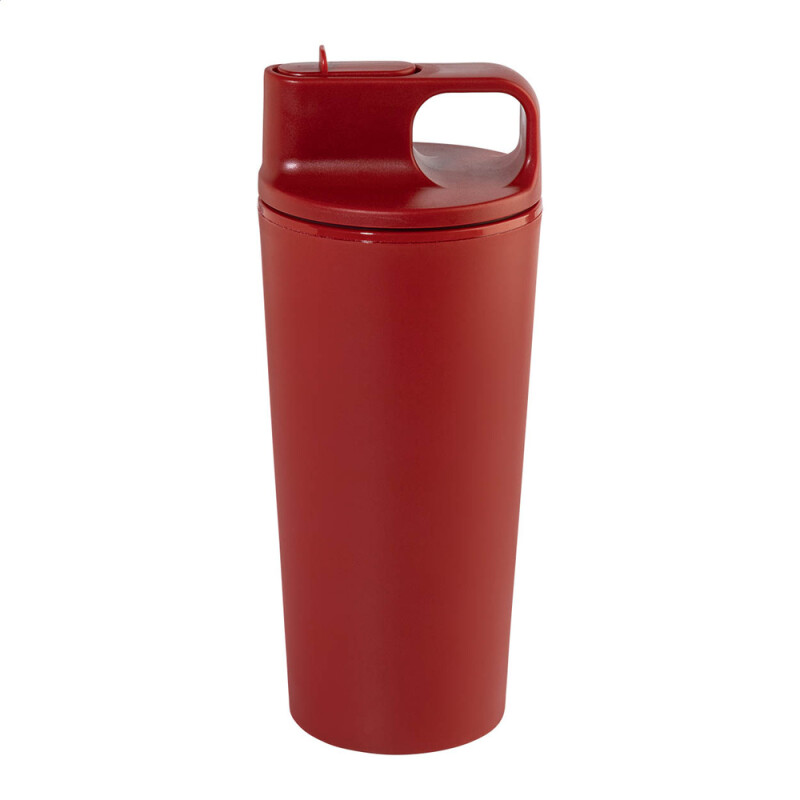 Červený termohrnček s objemom 470 ml