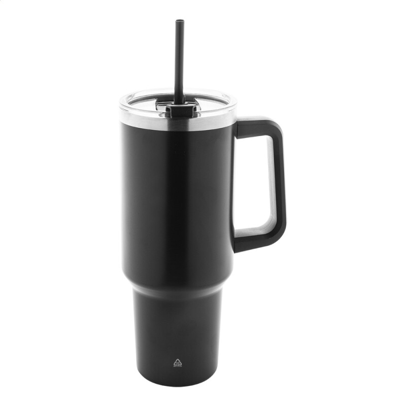 Termohrnček v čiernej farbe, 1200 ml