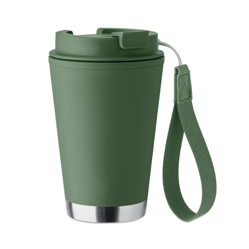 Dvoustěnný termohrnek 300 ml, tmavě zelená