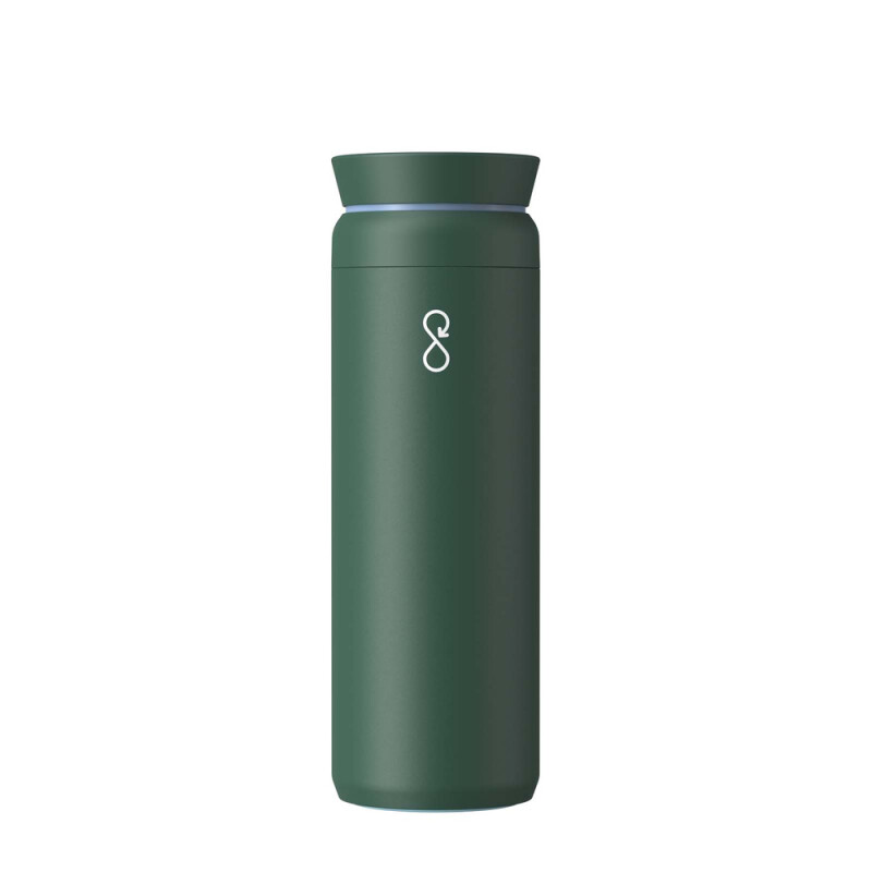 Termohrnček Ocean Bottle Peak Brew 590 ml z recyklovanej nehrdzavejúcej ocele – tmavá vojenská zelená