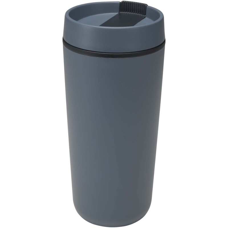 Plastový hrnček Sedona 480 ml s dvojitou stenou - modrošedý