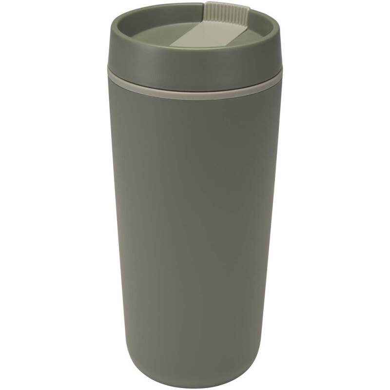 Zelený plastový hrnček Sedona 480 ml s dvojitou stenou