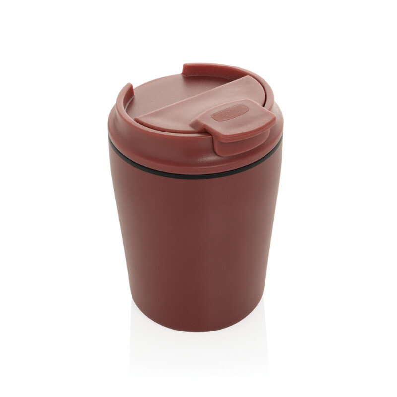 Červený hrnček Pico Barista 220 ml z recyklovaných materiálov v darčekovej krabičke