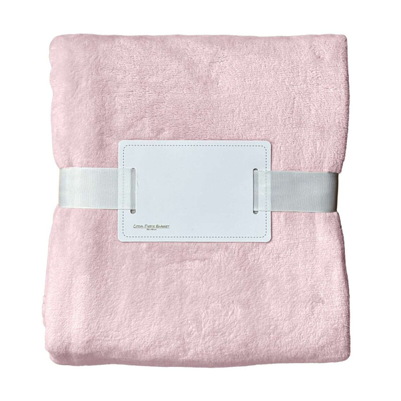 Deka Olima Coral Fleece Blanket, svetloružová