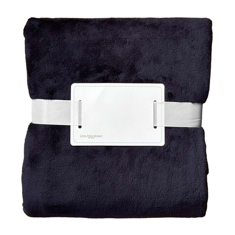 Deka Olima Coral Fleece Blanket, tmavomodrá