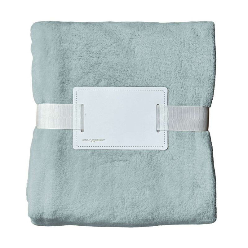 Deka Olima Coral Fleece Blanket, jemne zelená