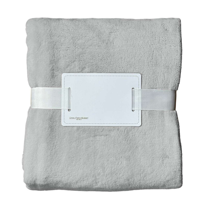 Deka Olima Coral Fleece Blanket, strieborná