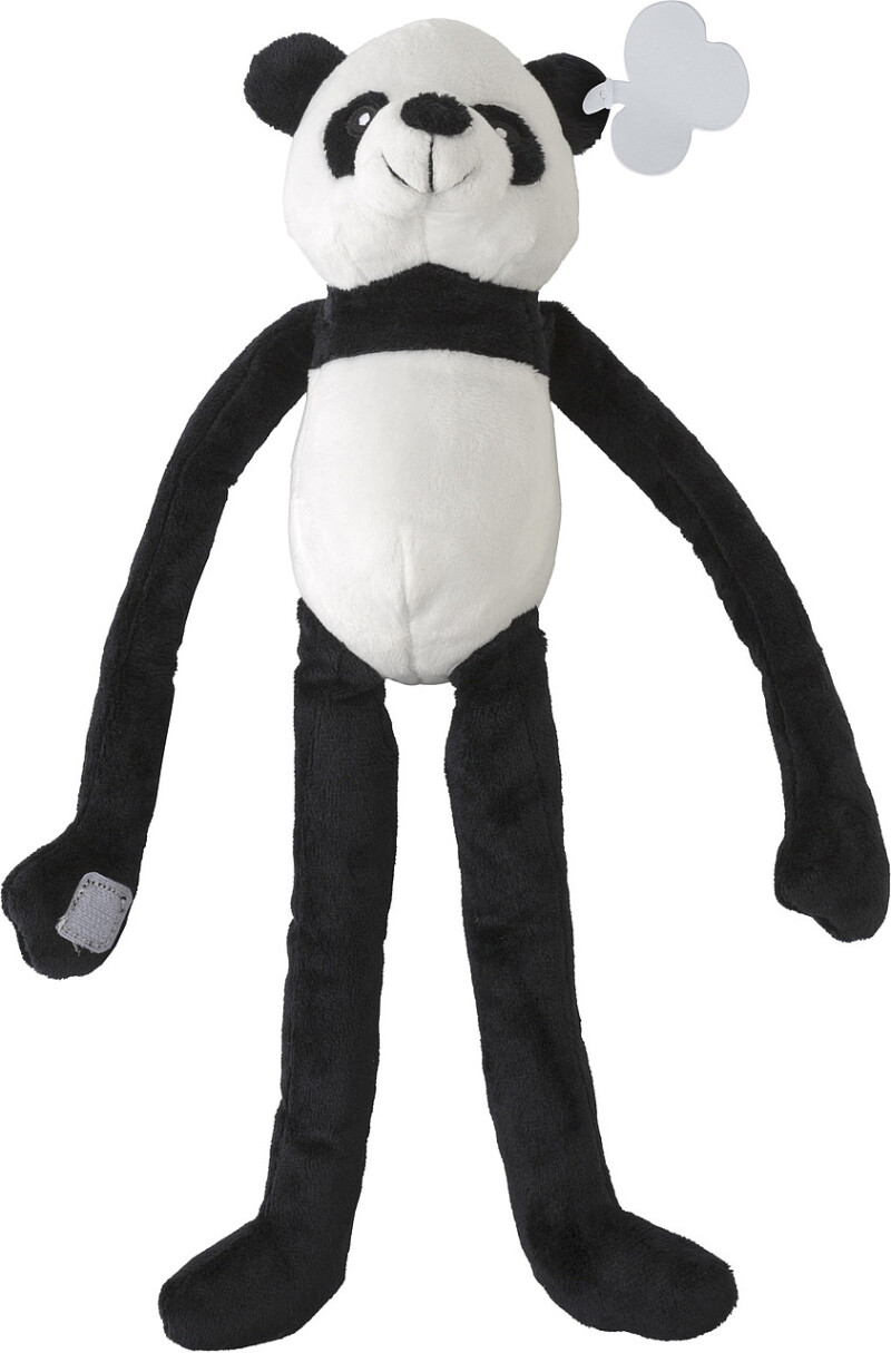 OBJÍMÁNEK Plyšová panda se suchým zipem na tlapkách