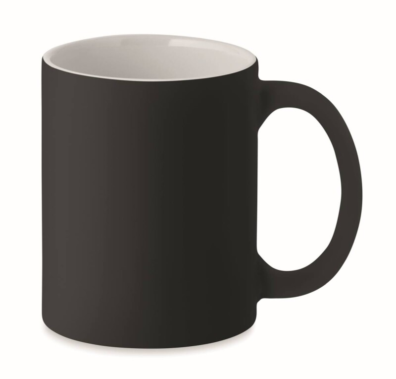 Matný keramický hrnek, 300ml, černý