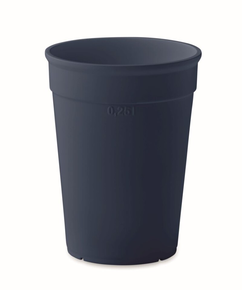Plastový kelímek na kávu, 300ml, tmavě modrý