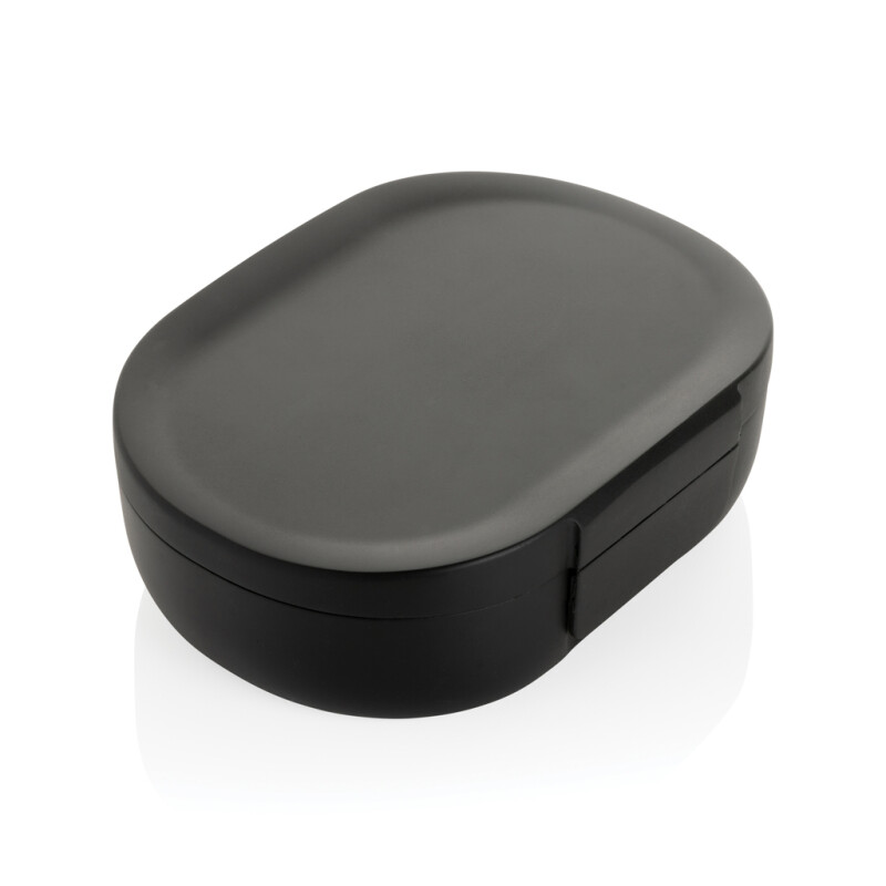 Lunchbox z recyklovaného plastu, černý