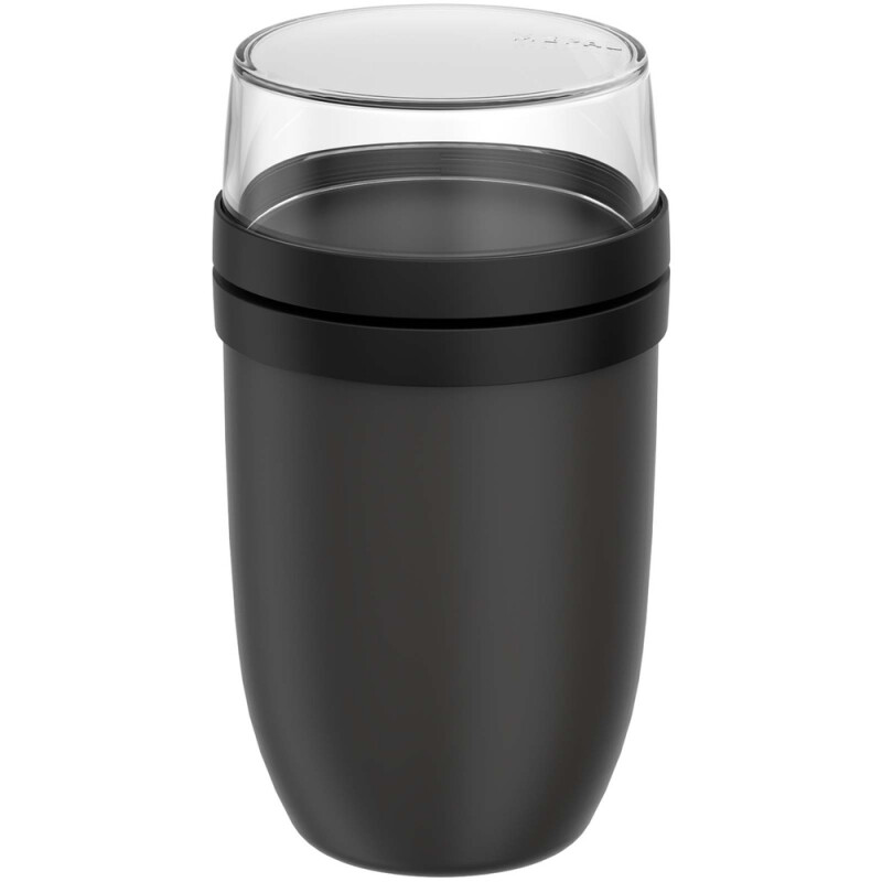 Mepal Ellipse obedár 750 + 300 ml, čierna