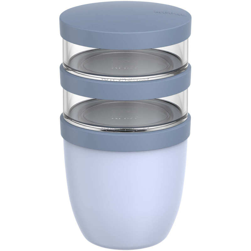 Mepal Ellipse 3-dielny obedový hrniec 500 ml + 2x200 ml, kráľovská modrá
