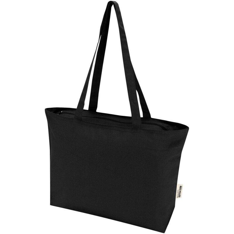Nákupná taška Ningbo na zips z bavlny 320 g/m2