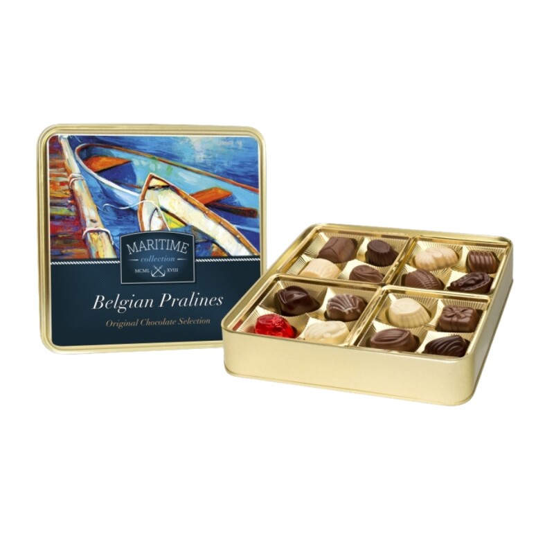 Maritime - belgické pralinky v plechovej dóze