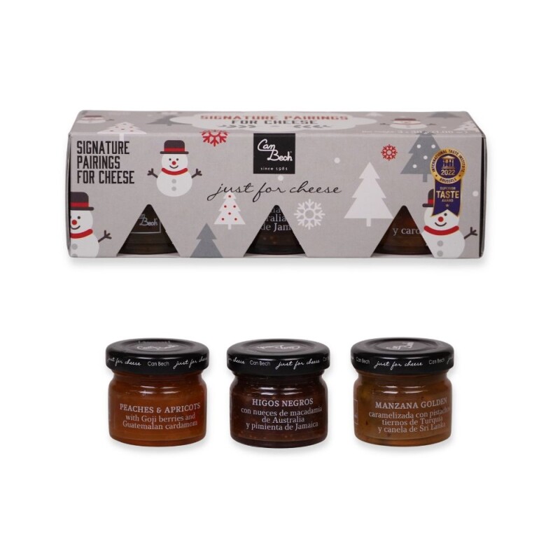 Confiture Darčekové balenie džemov Just for Cheese - Snehuliak