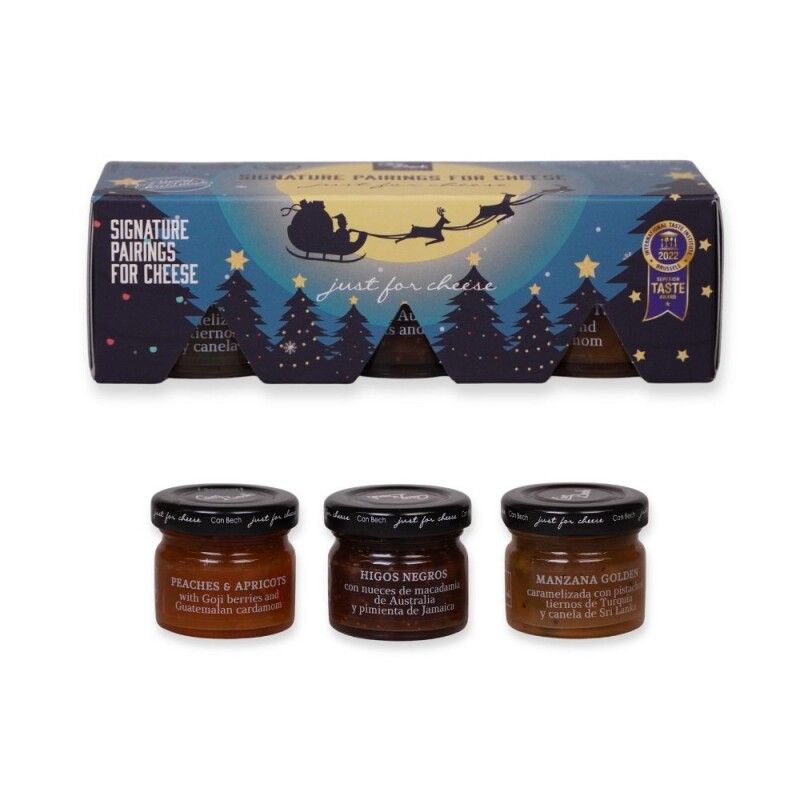 Darčekové balenie Confiture variácia džemov Just for Cheese - Santovo potešenie