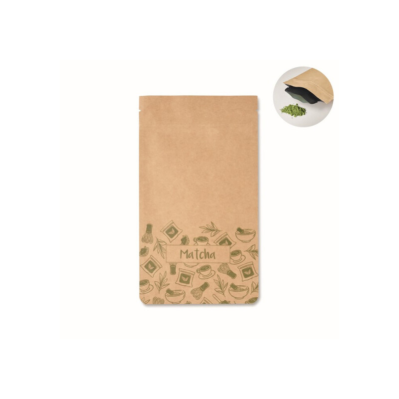 Čajový prášok matcha 10 g, béžový
