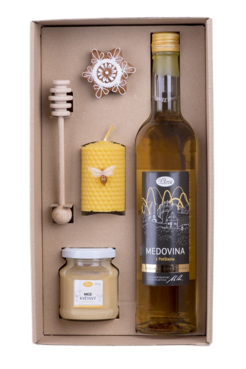 Medopas Darčeková sada Medovina z Potštejna s medom a včelími produktmi