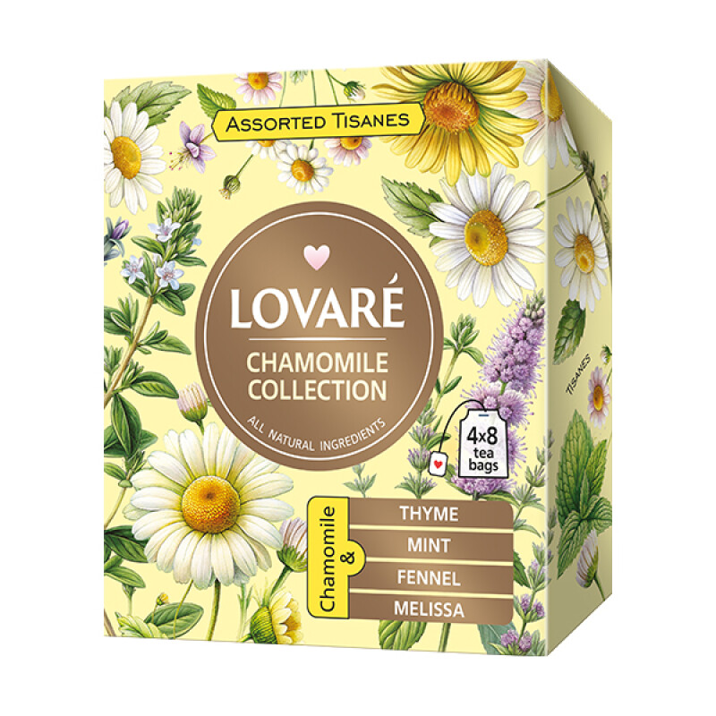 Gimiro Lovaré Kolekcia čajov Lovaré Chamomile Collection 41,6g (32 vrecúšok)